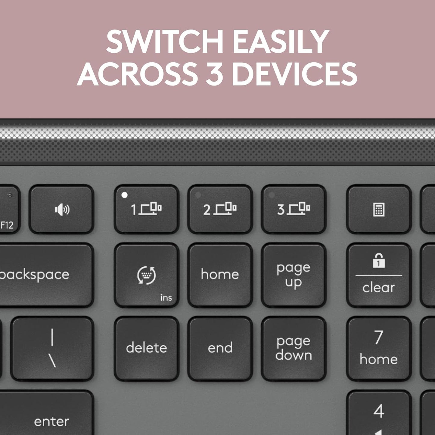 Logitech Signature Slim K950 Wireless Keyboard - Graphite
