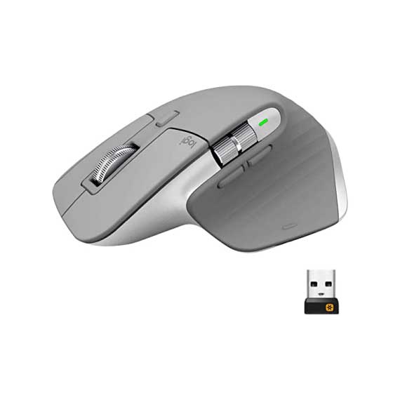 Logitech MX Master 3 Advanced Wireless Mouse - Mid Grey