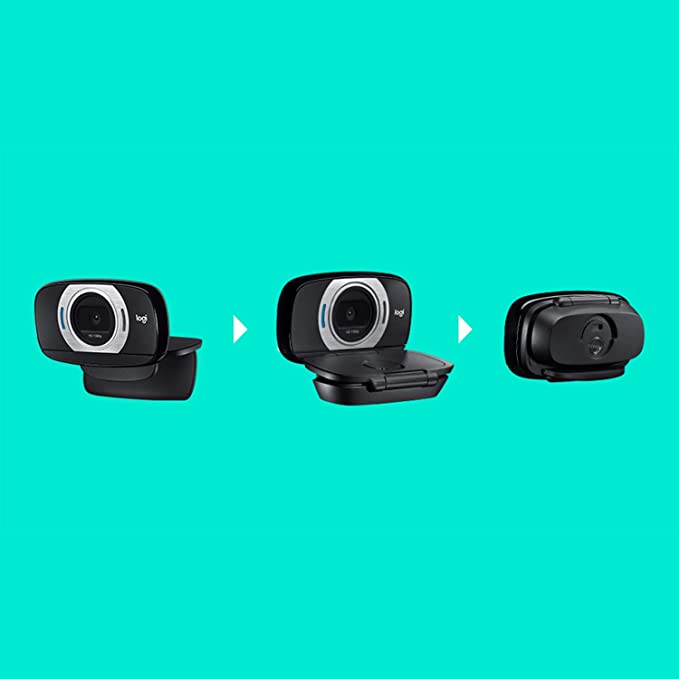 Logitech Digital HD Portable 1080p Webcam C615 with Autofocus, Black