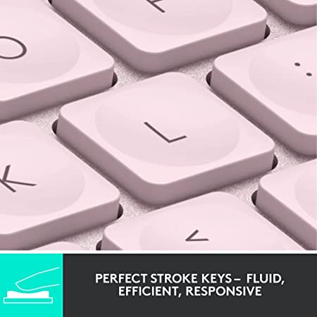 Logitech MX Keys Mini Wireless Illuminated Keyboard - Rose