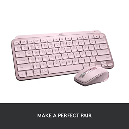 Logitech MX Keys Mini Wireless Illuminated Keyboard - Rose