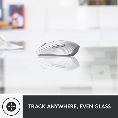 Logitech MX Anywhere 3 for Mac Wireless Mouse - Pale Grey