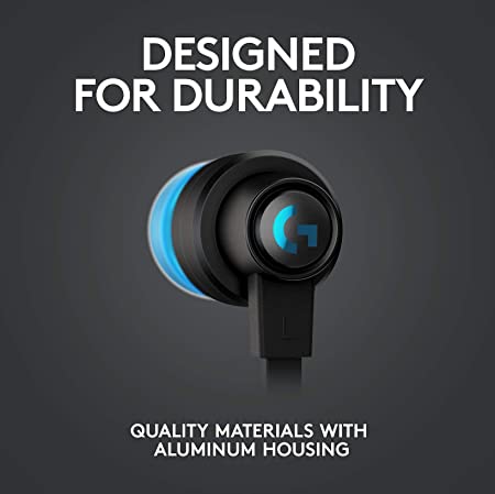 Logitech G333 Wired in Ear Earphones with Mic (Black)