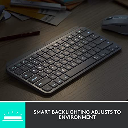 Logitech MX Keys Mini Wireless Illuminated Keyboard - Graphite