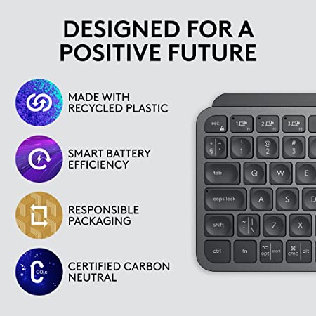 Logitech MX Keys Mini Wireless Illuminated Keyboard - Graphite