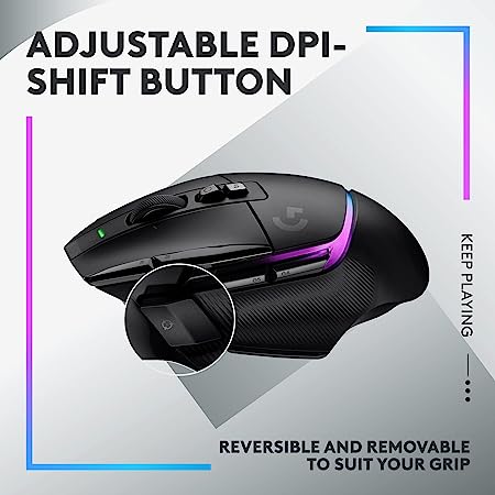 Logitech G502 X Lightspeed Plus Wireless RGB Gaming Mouse - Black