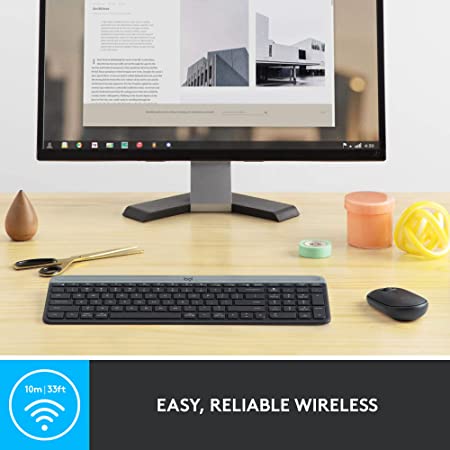 Logitech MK470 Slim Wireless Combo - Graphite