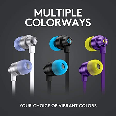 Logitech G333 Wired in Ear Earphones with Mic (Black)