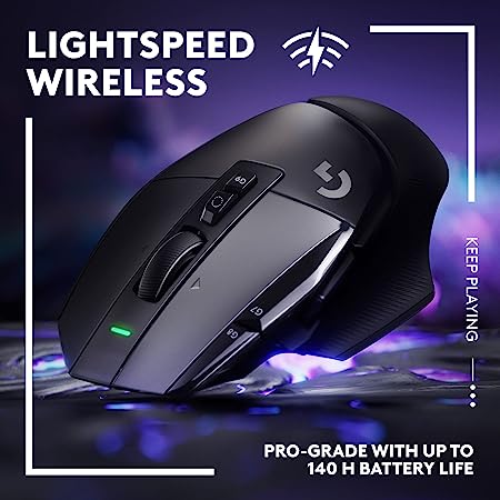 Logitech G502 X Lightspeed Wireless Gaming Mouse - Black