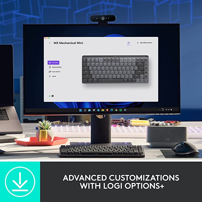 Logitech MX Mechanical Mini Wireless Keyboard (Graphite)