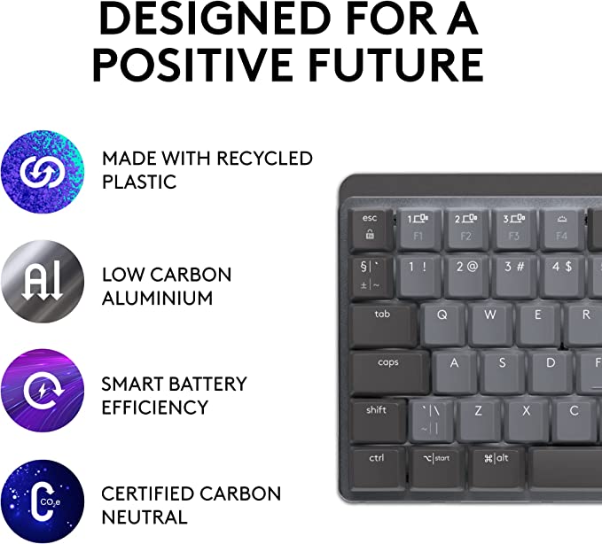 Logitech MX Mechanical Mini Wireless Keyboard (Graphite)