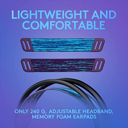 Logitech G335 Lightweight Gaming Wired Over Ear Headphones with Mic Flip to Mute 3.5Mm Audio Jack, Memory Foam Earpads, Compatible for Pc, Playstation, Xbox, Nintendo Switch (Black)
