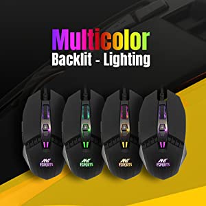 Ant Esports KM540 Gaming Backlit Keyboard and Mouse Combo