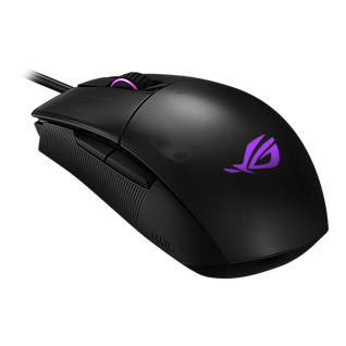 ASUS ROG STRIX IMPACT II ELECTRO PUNK AMBIDEXTROUS ERGONOMIC WIRED Gaming Mouse (6200 DPI, OPTICAL SENSOR, AURA SYNC RGB LIGHTING)