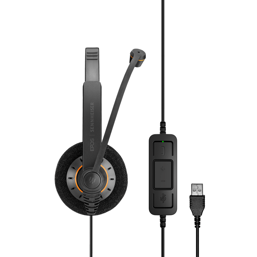 EPOS SENNHEISER HEADPHONE WITH MIKE USB SC60,