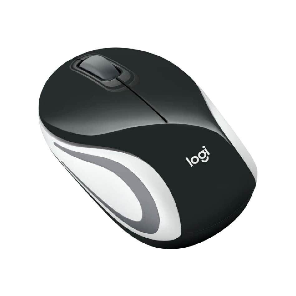 Logitech M187 Wireless Mini Mouse (Black)