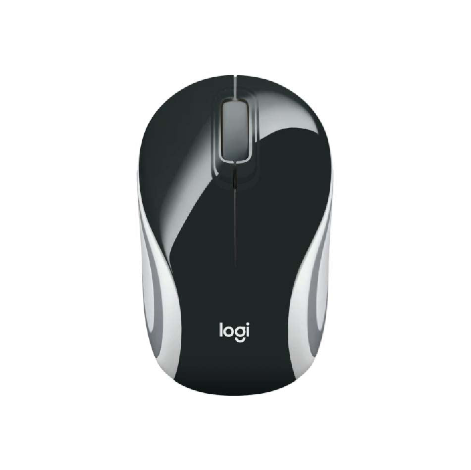 Logitech M187 Wireless Mini Mouse (Black)