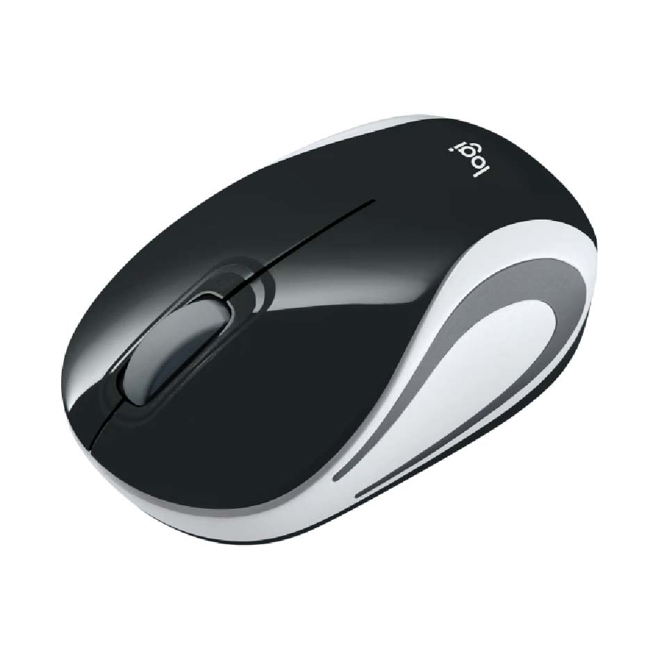 Logitech M187 Wireless Mini Mouse (Black)