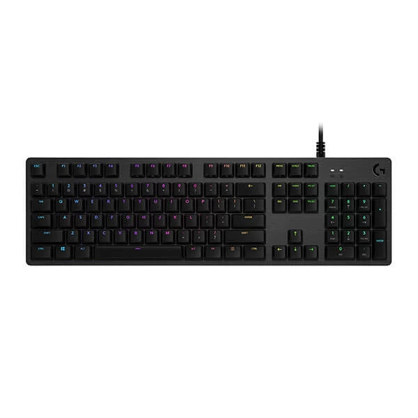 Logitech G 512 RGB Backlit Mechanical Wired Gaming Keyboard with GX Blue Clicky Key Switches