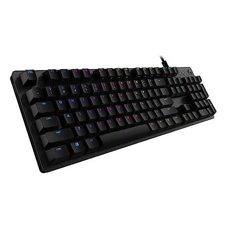 Logitech G 512 RGB Backlit Mechanical Wired Gaming Keyboard with GX Blue Clicky Key Switches