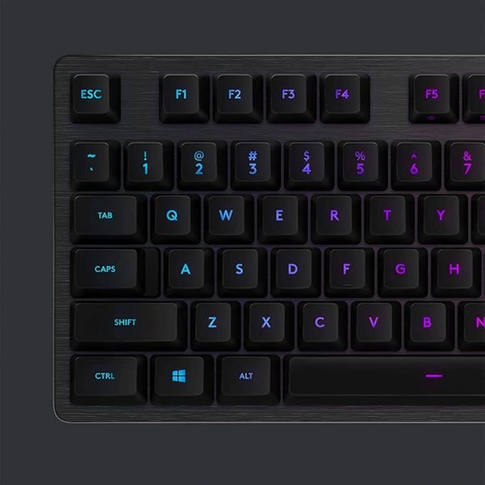 Logitech G 512 RGB Backlit Mechanical Wired Gaming Keyboard with GX Blue Clicky Key Switches