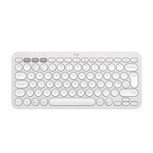 Logitech Pebble Keys 2 K380s - Tonal White