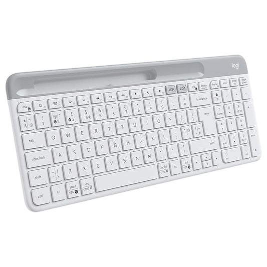 Logitech K580 Slim Multi-Device Wireless Keyboard - Off-white