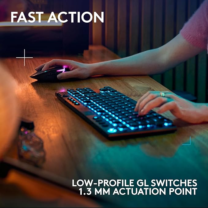 Logitech G915 X Lightspeed TKL Low-Profile Wireless Gaming Keyboard