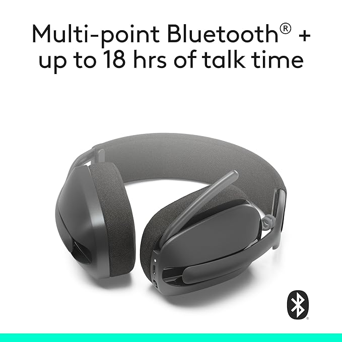 Logitech Zone Vibe 100 Lightweight Wireless Over-Ear Headphones