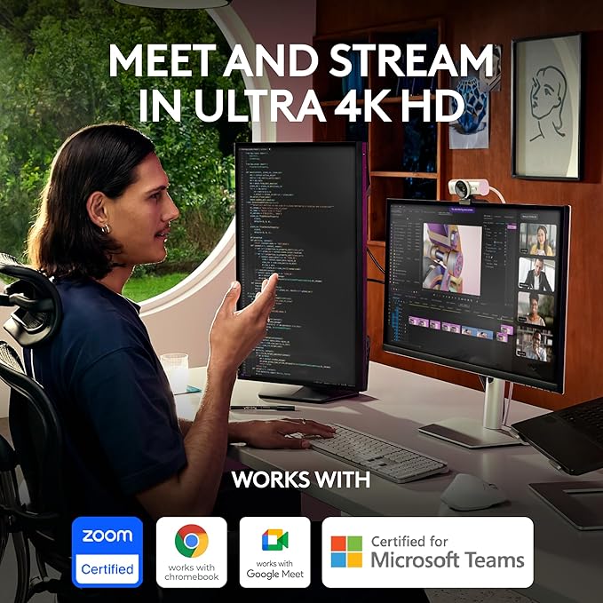 Logitech MX Brio Ultra HD 4K Webcam