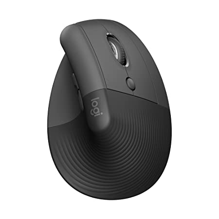 Logitech Lift Vertical Ergonomic Mouse, Wireless - Graphite