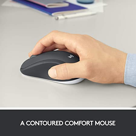Logitech MK540 Wireless Keyboard and Mouse Set for Windows, 2.4 GHz Wireless with Unifying USB-Receiver, Wireless Mouse, Multimedia Hot Keys, 3-Year Battery Life, PC/Laptop - Black