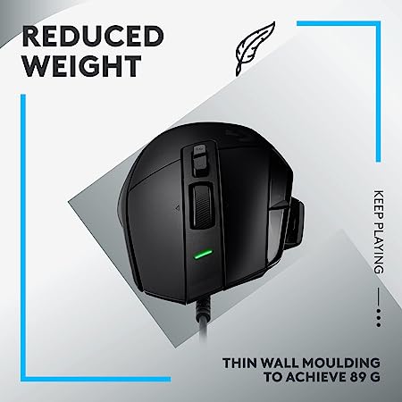 Logitech G502 X Wired Gaming Mouse - Black