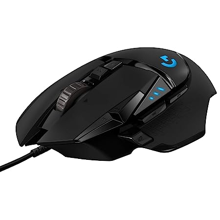 Logitech G502 Hero High Performance Wired Gaming Mouse - Black