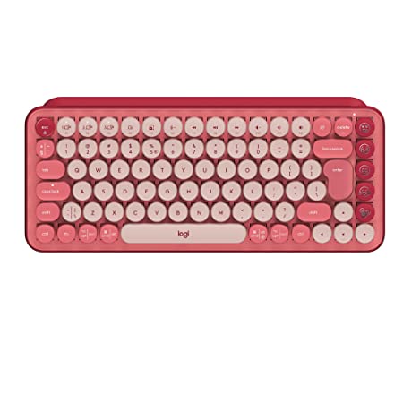 Logitech POP Keys Mechanical Wireless Keyboard - Heartbreaker