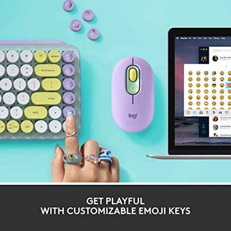 Logitech POP Keys Mechanical Wireless Keyboard - Daydream