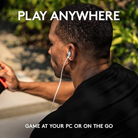 Logitech G333 Wired in Ear Earphones with Mic (White)