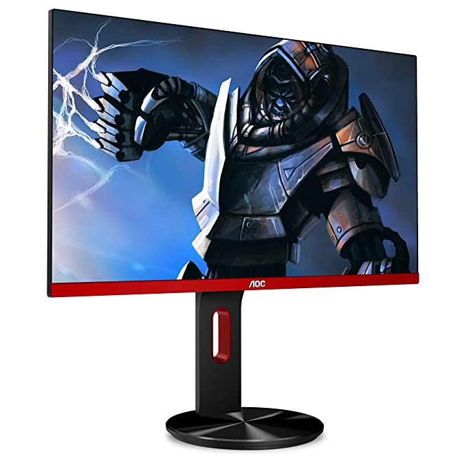 AOC - G2590Px, 24.5 Inch (62.23 cm) 1920 x 1080 Pixels, Led Gaming Monitor with Hdmix2/Vga Port/Display Port/USB Hub,Full Hd, Free Sync, 144Hz, 1Ms, in-Built Speaker, Wall Mountable (Black)